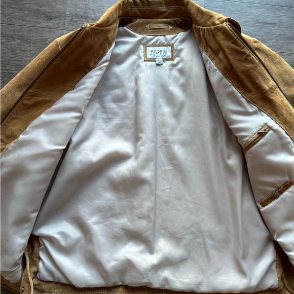 Wilson’s Leather Vintage Brown Suede Jacket Men’s Large - Picture 7 of 10